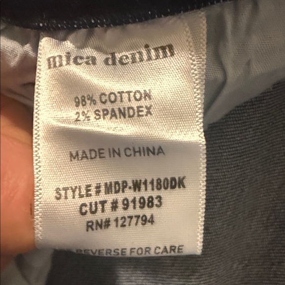 Mica High Rise Distressed Blue Jeans - Picture 11 of 13